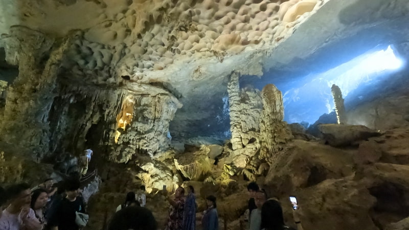 Sung Sot Cave Ha Long Bay Vietnam