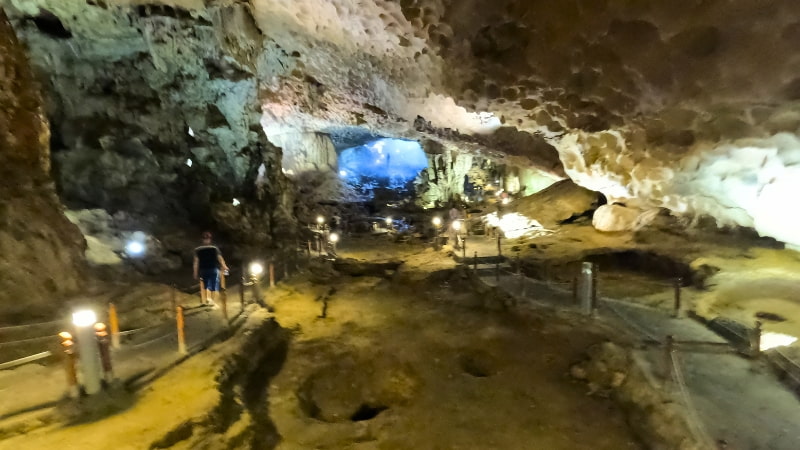 Inside Sung Sot Cave