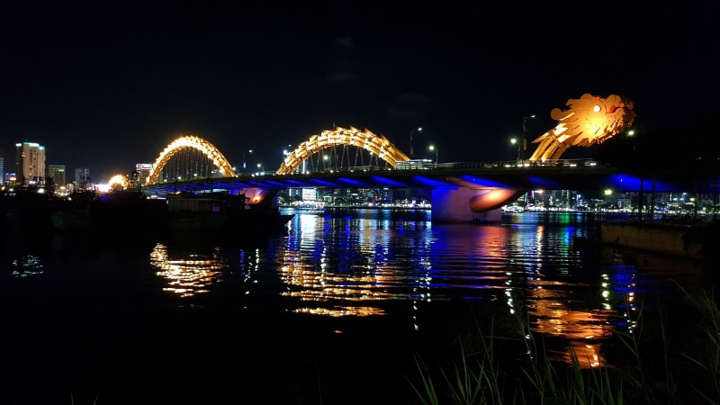 Dragon Bridge Da Nang Vietnam