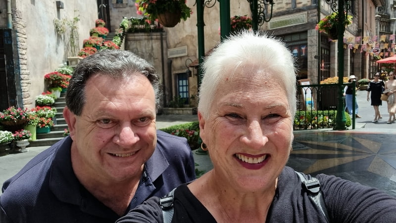 Rosalind and Alan at Ba Na Hills