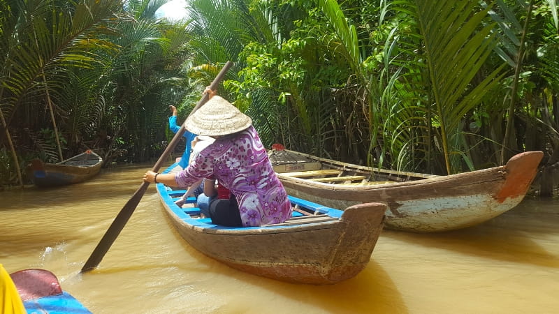 Mekong Delta Sampan ride